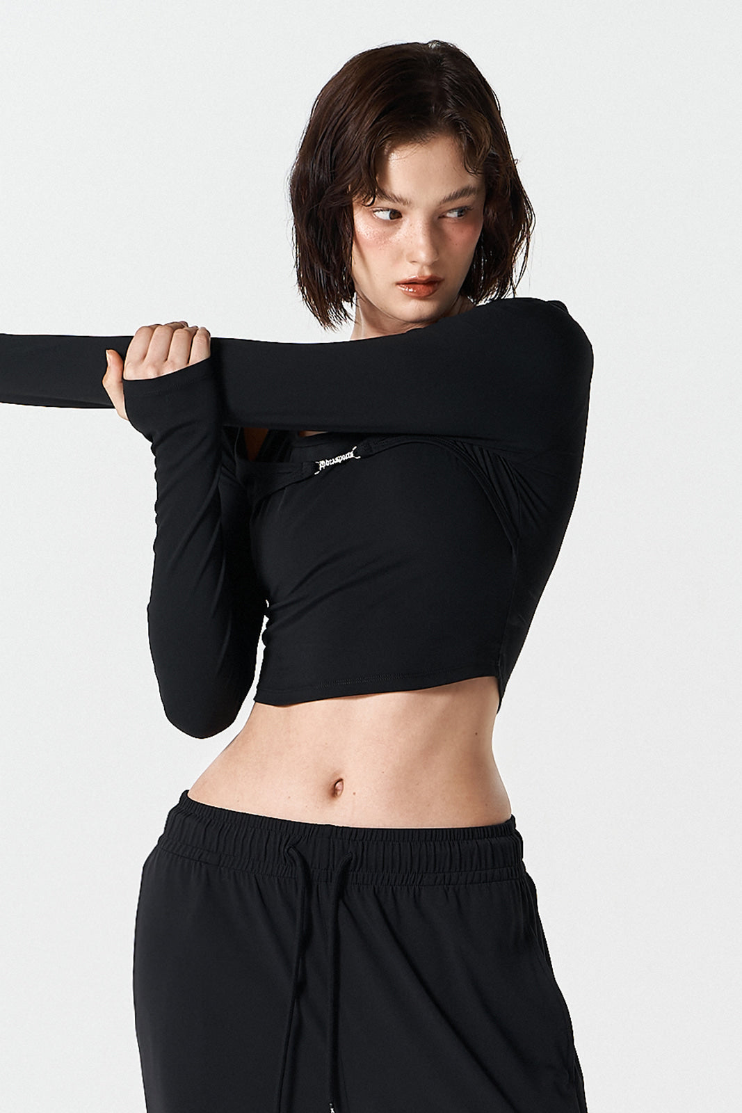 Womens Supple Layered Long Sleeve