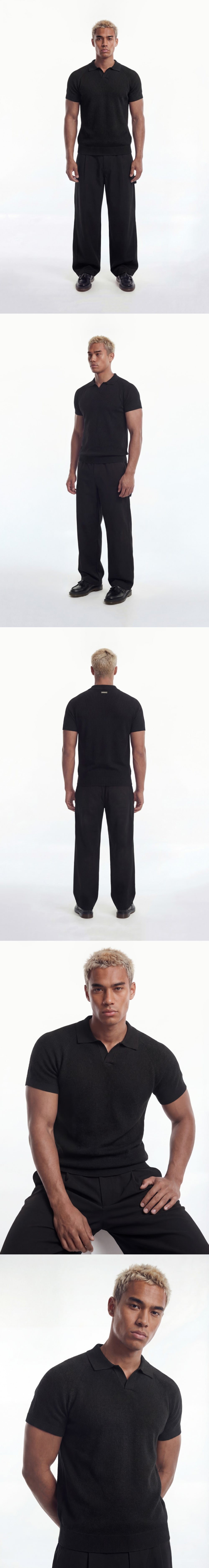 EZ Muscle Fit Open Pique Knit