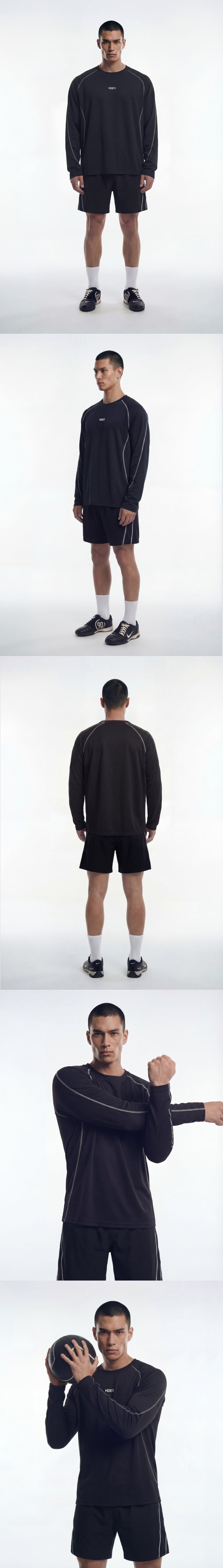 Active Mesh Stitch Long Sleeve