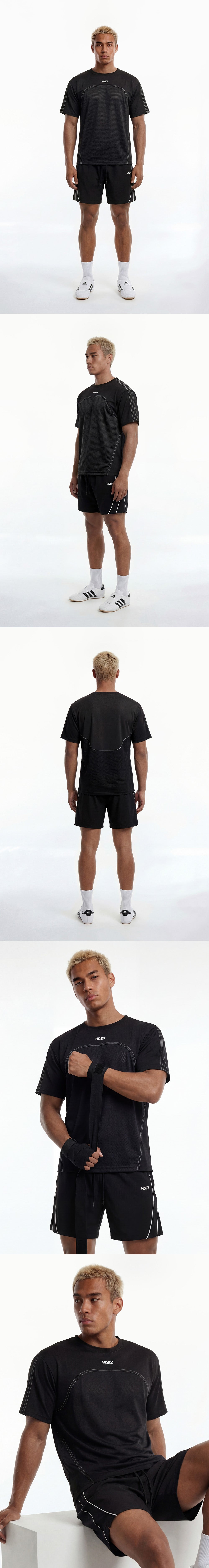 Wave Color Block Short Sleeve