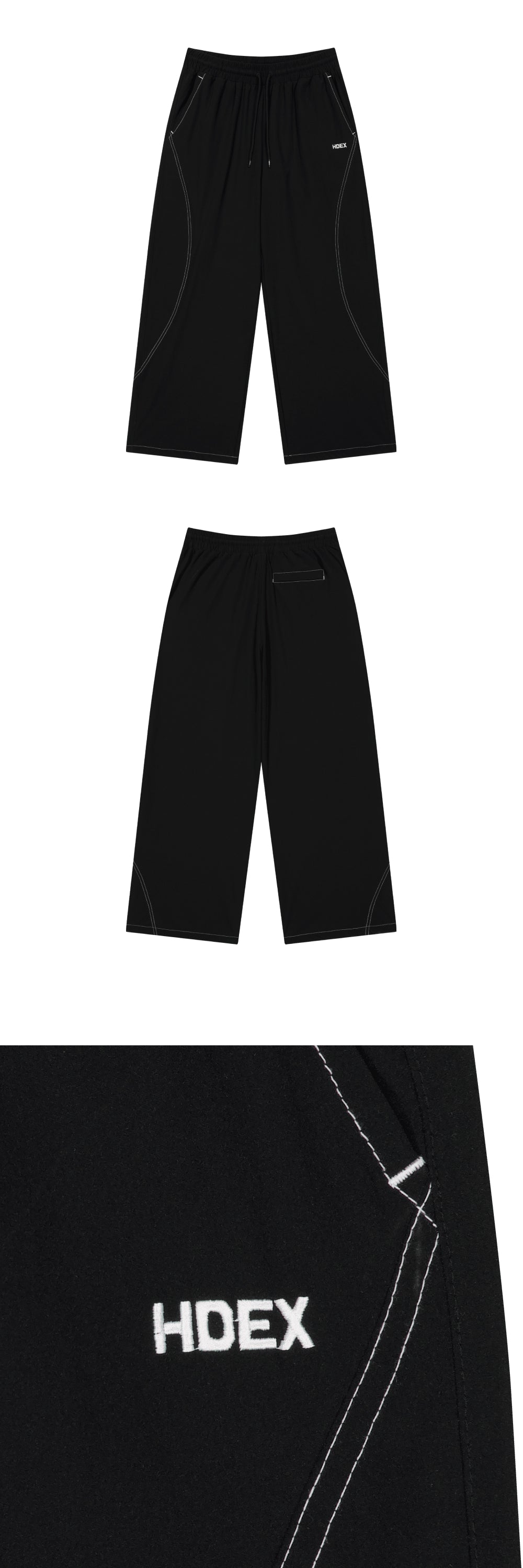 Stitch Curved Nylon Span Pants W