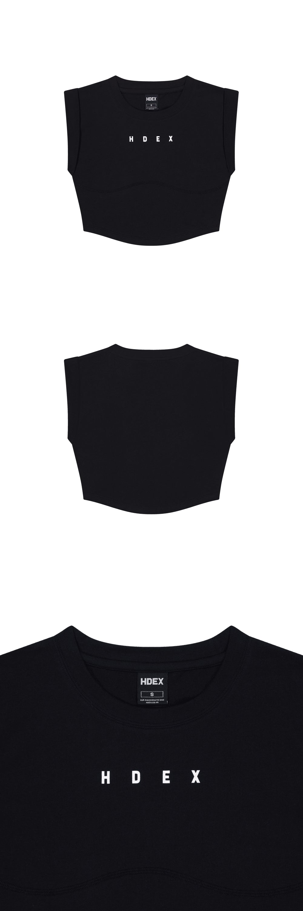 Mild Roll-Up Crop Sleeveless