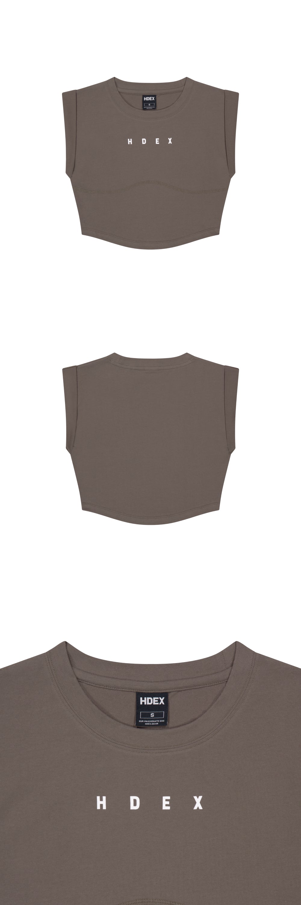 Mild Roll-Up Crop Sleeveless