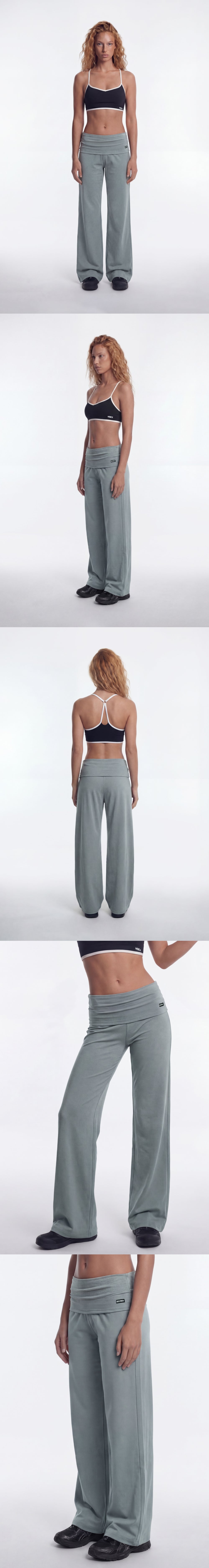 Supple Folding Wide Leggings