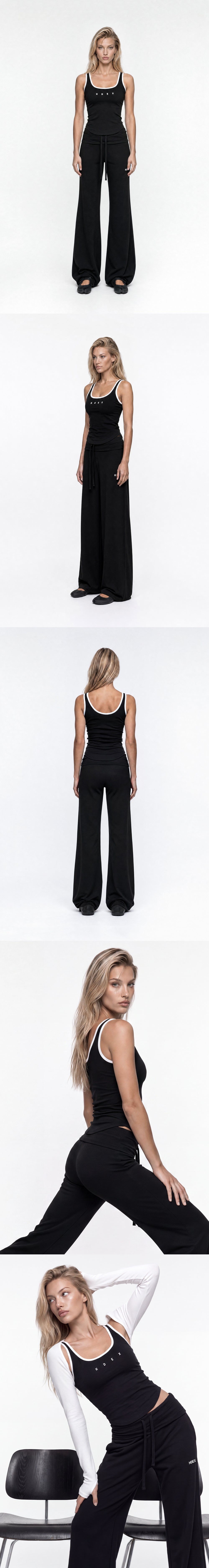 Sophie Square-Neck Crop Bra Top