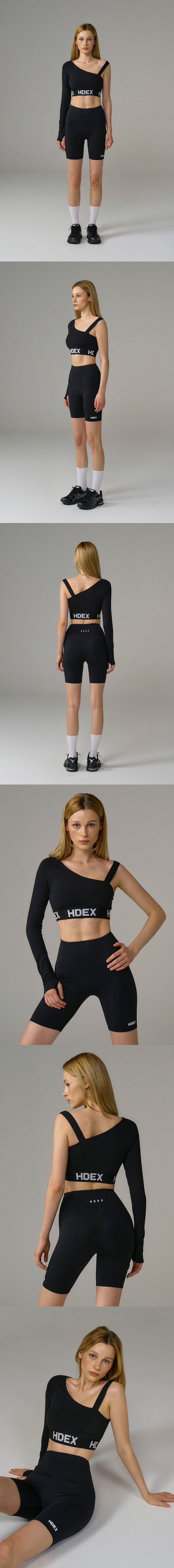 Pro One-Shoulder Crop Long Sleeve