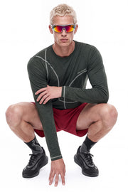 Curve Stitch Running Long Sleeve
