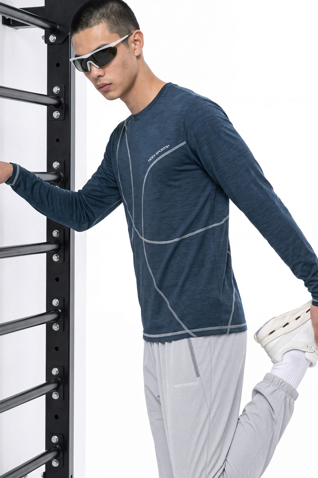 Curve Stitch Running Long Sleeve