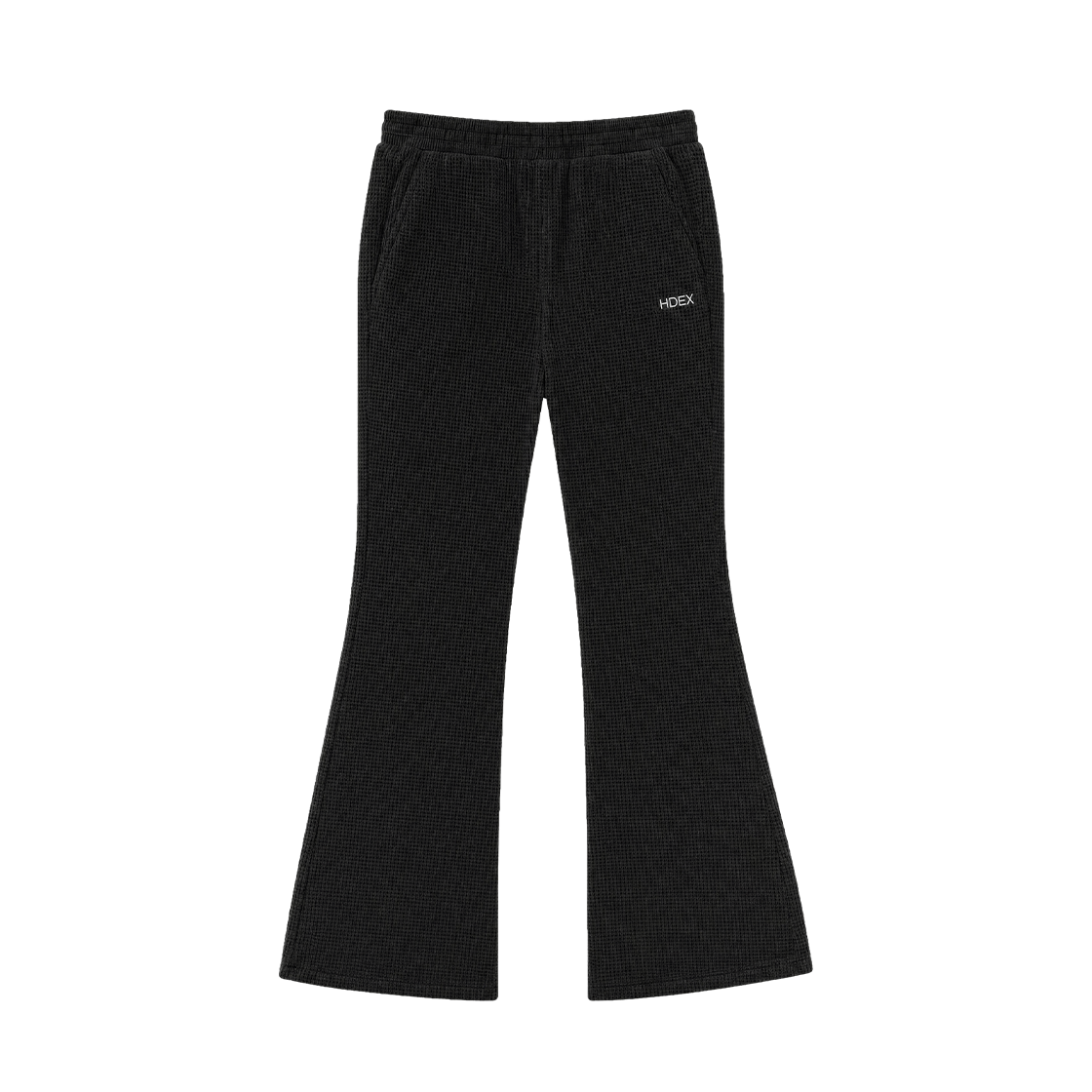 Soft Velour Waffle Bootcut Pants