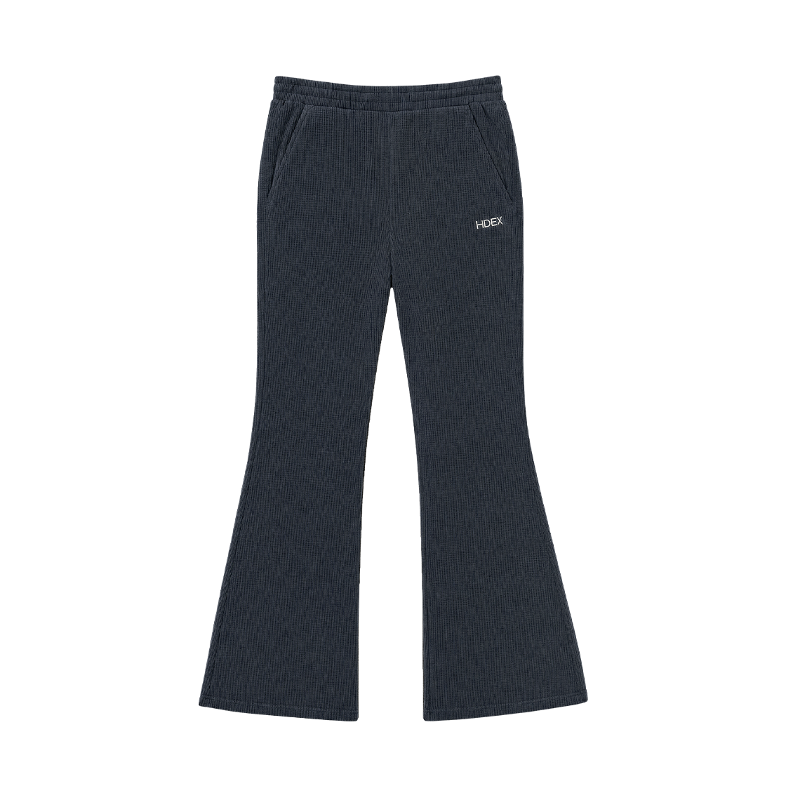 Soft Velour Waffle Bootcut Pants