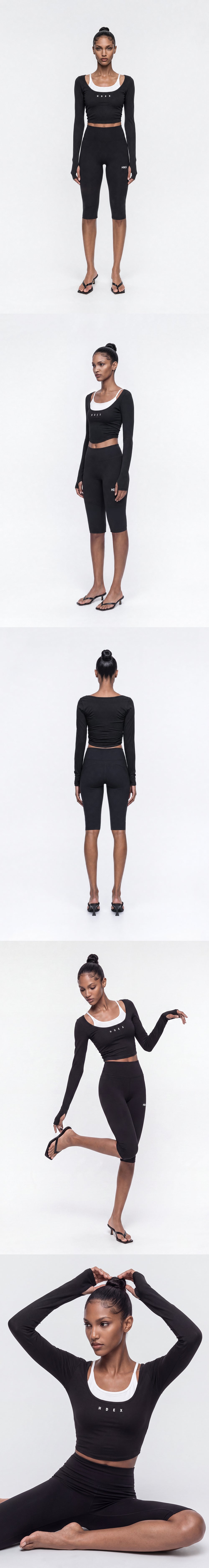Sophie Layered Long Sleeve Bra Top