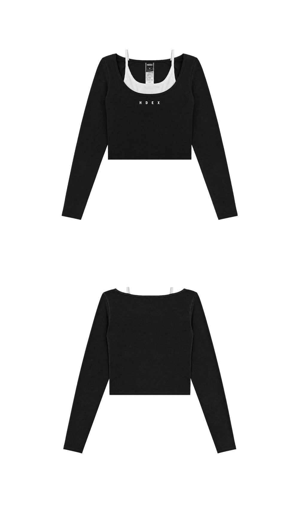 Sophie Layered Long Sleeve Bra Top