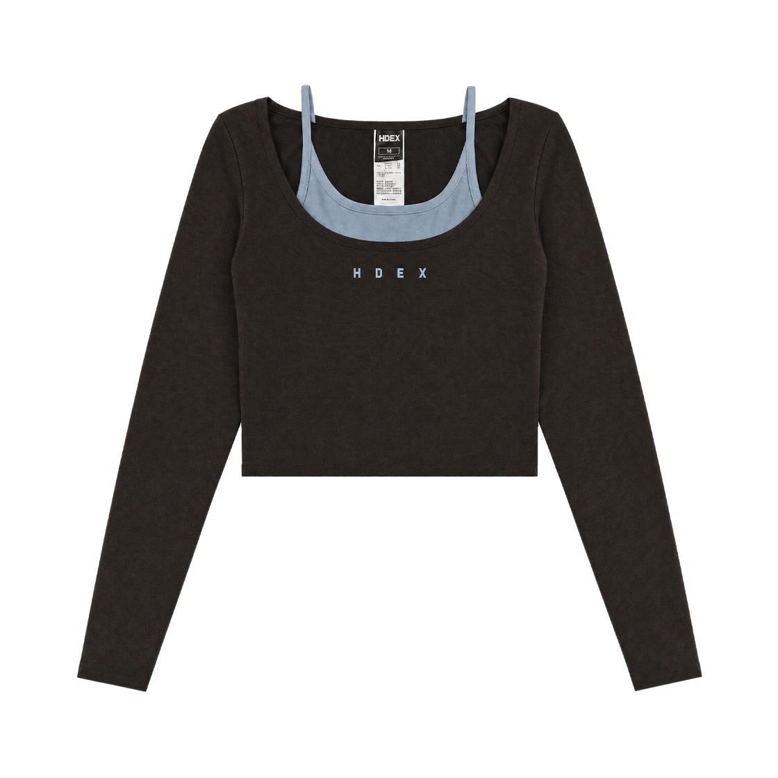 Sophie Layered Long Sleeve Bra Top