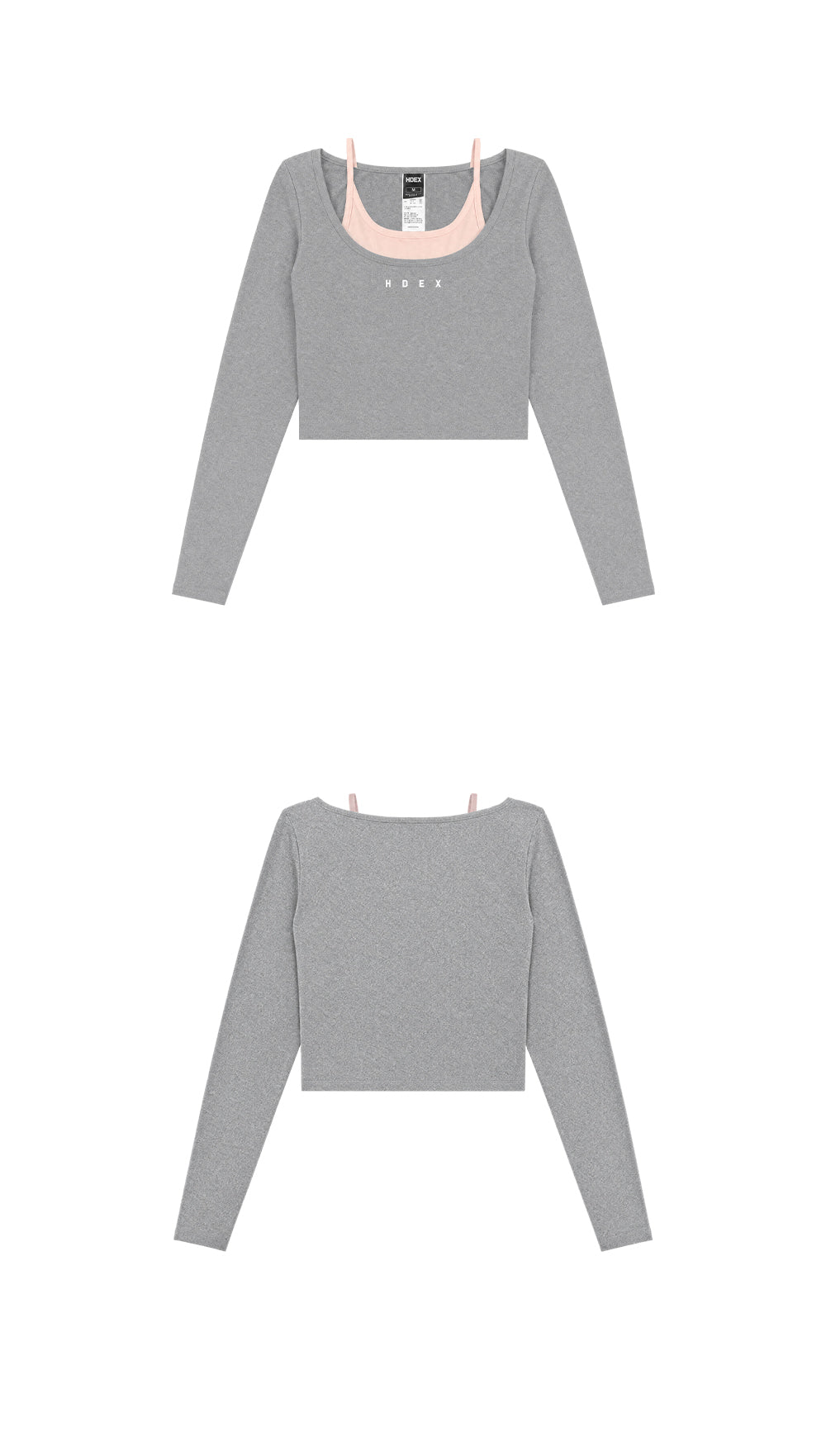Sophie Layered Long Sleeve Bra Top
