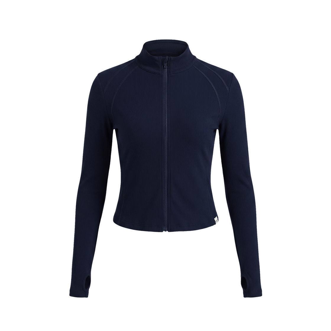 Essential Ribbed Relaxed Zip-Up