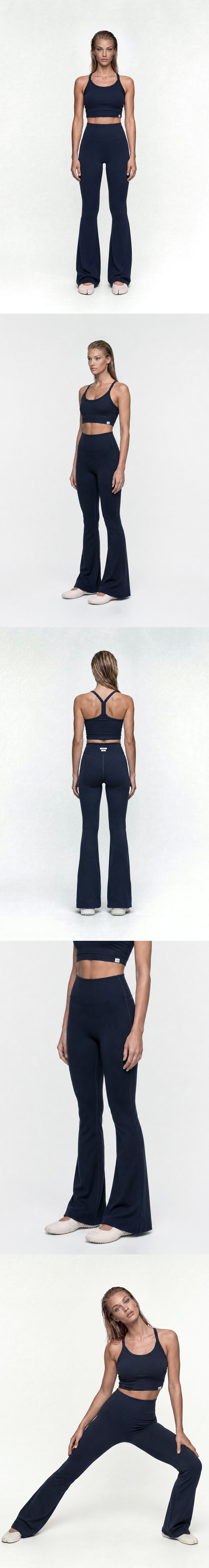 Essential Ribbed Bootcut Leggings