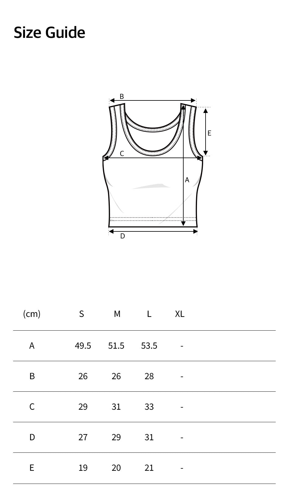Women’s Round Cover Stitch Tank Top