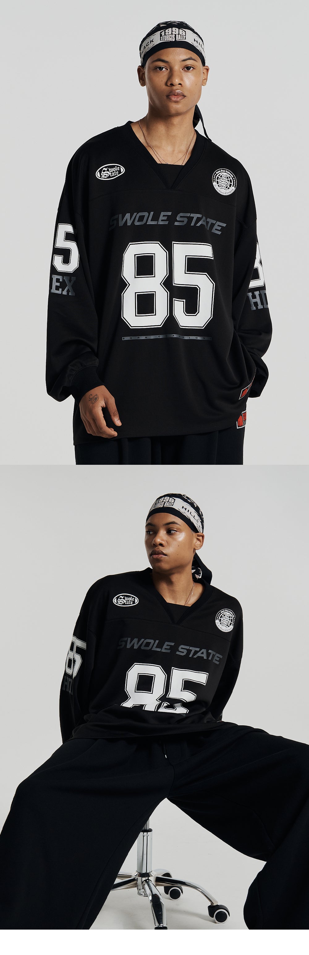 Giant Fit Rugby Jersey Long Sleeves