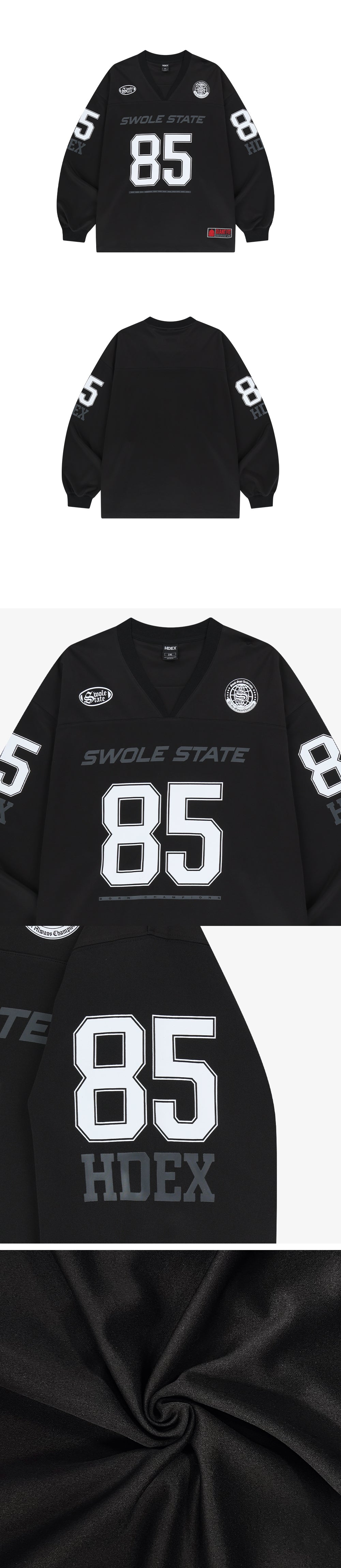 Giant Fit Rugby Jersey Long Sleeves