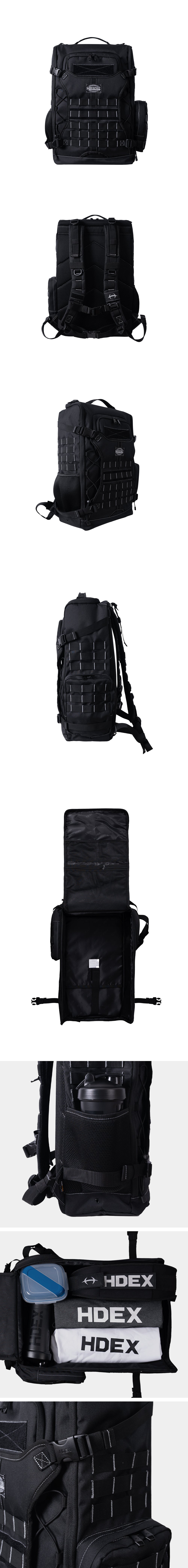 Gym Cordura Textual Backpack