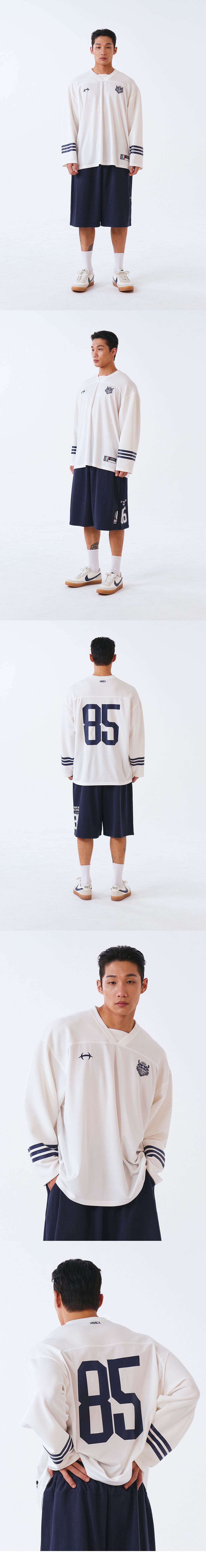 Mixed Mesh Rugby Long Sleeve