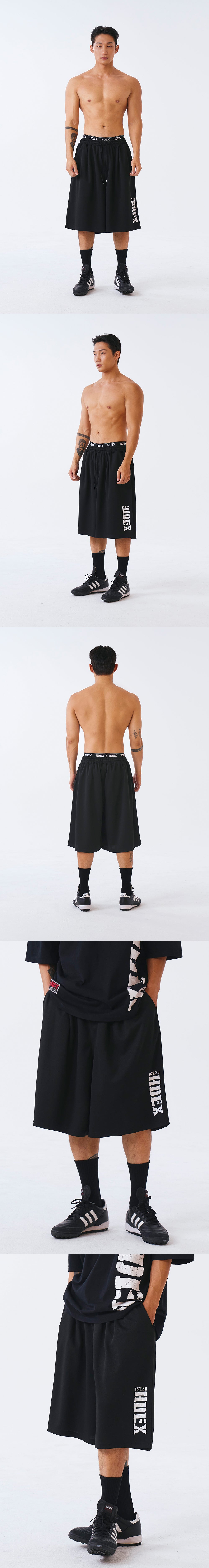 Classic Pintuck Mesh Shorts