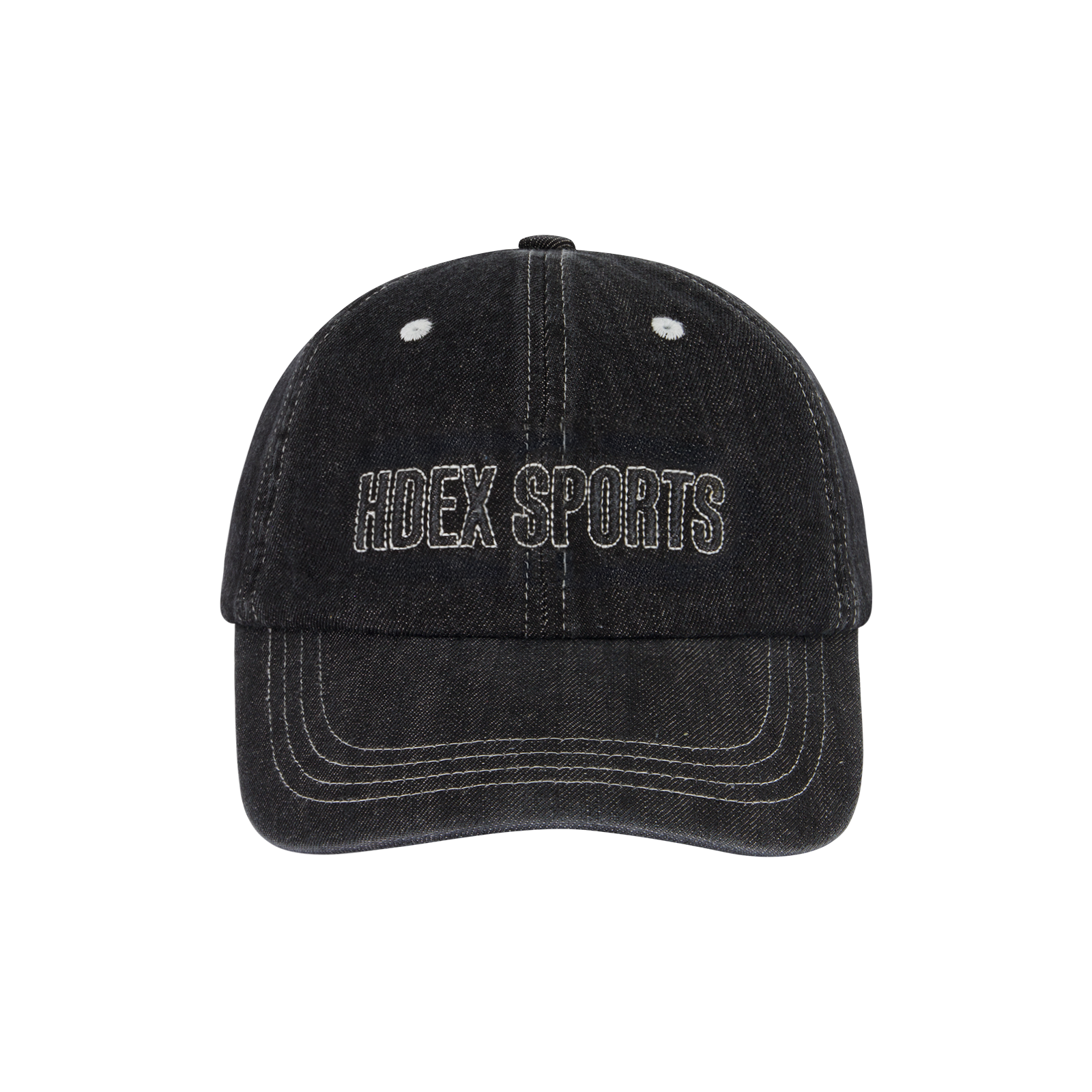 Washed Stitch Denim Ball Cap