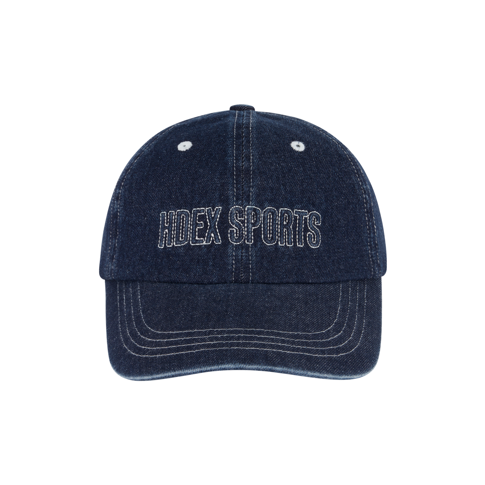 Washed Stitch Denim Ball Cap