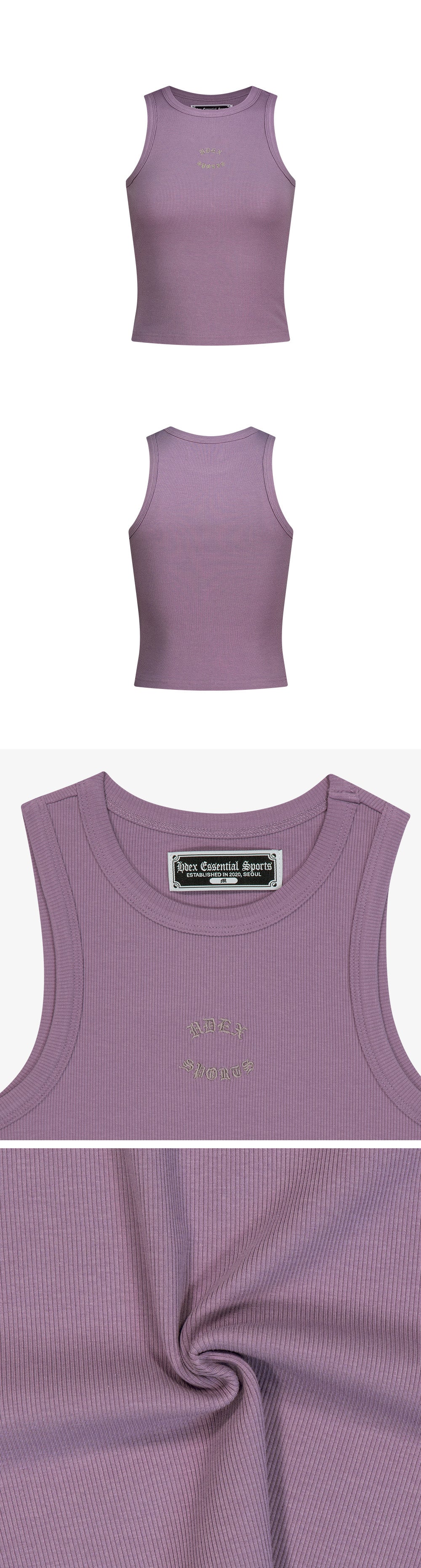 Essential Ribbed Slim Fit Tank