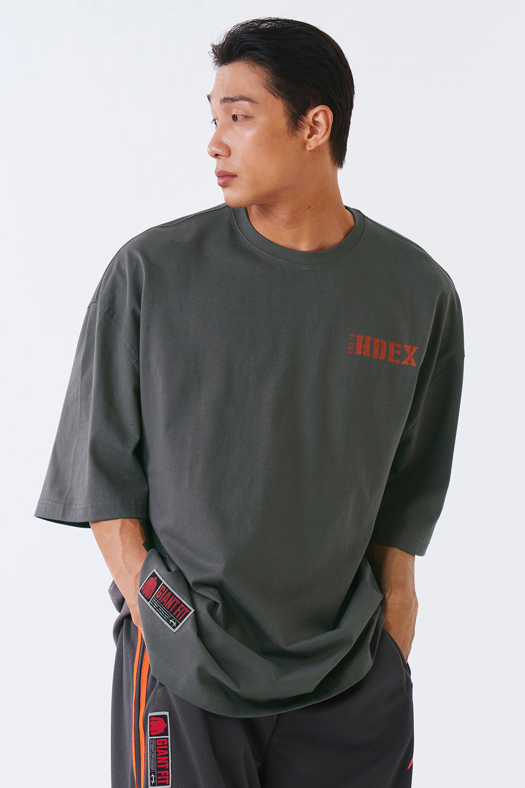 【HDEX】 CORE SMALL LOGO GIANT FIT SHORT SLEEVE /追跡付 HDEX | エイチデックス
