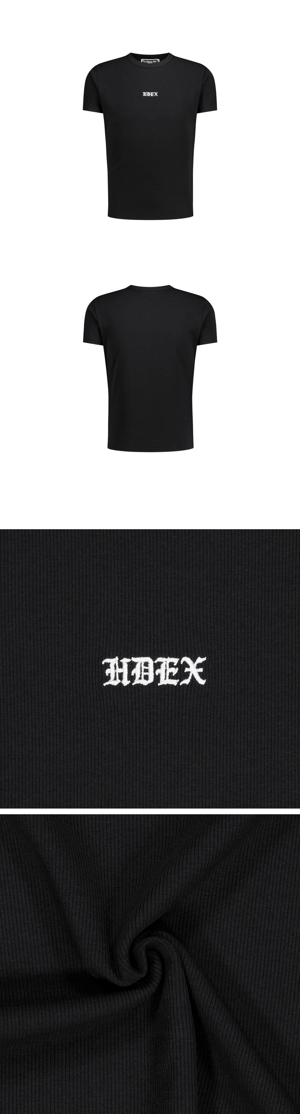 Essential Ribbed Muscle Fit Short Sleeve