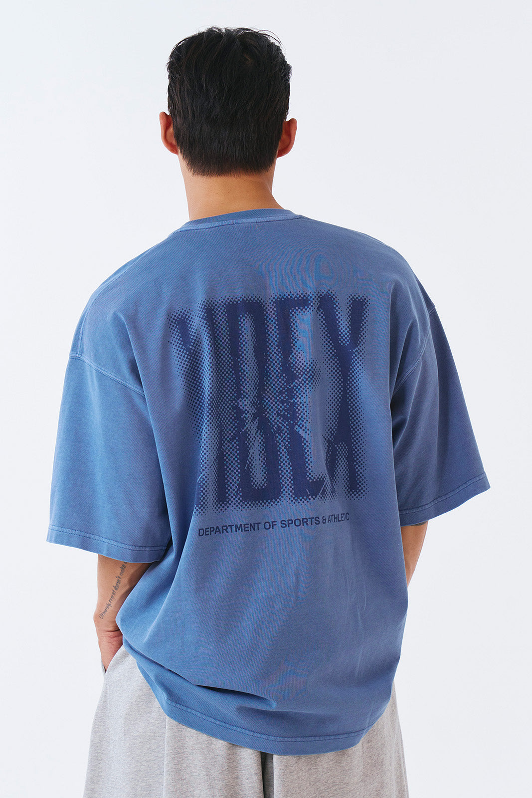 【HDEX】 Men's Crack Printed Pigment Short Sleeve /追跡付 Crack Printed Pigment Short Sleeve – HDEX Hong Kong