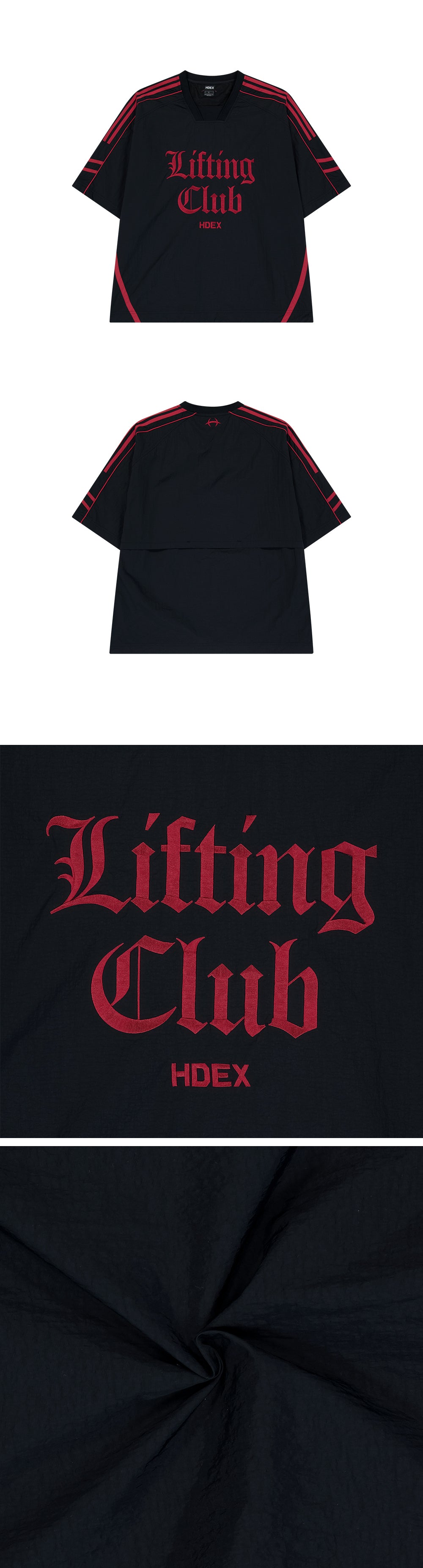 Lifting Nylon Half Jersey
