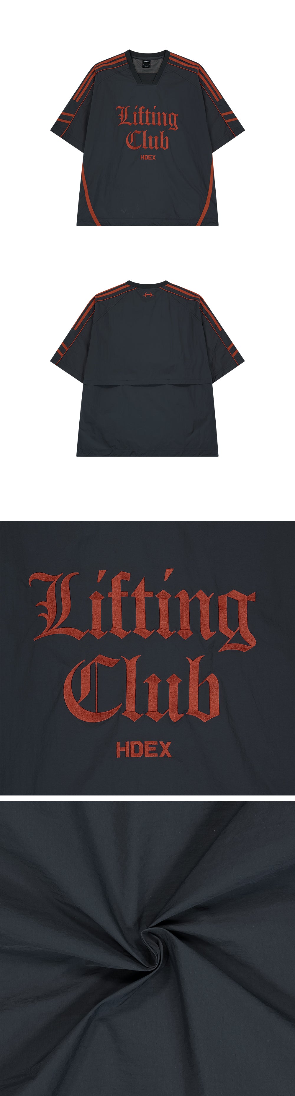 Lifting Nylon Half Jersey