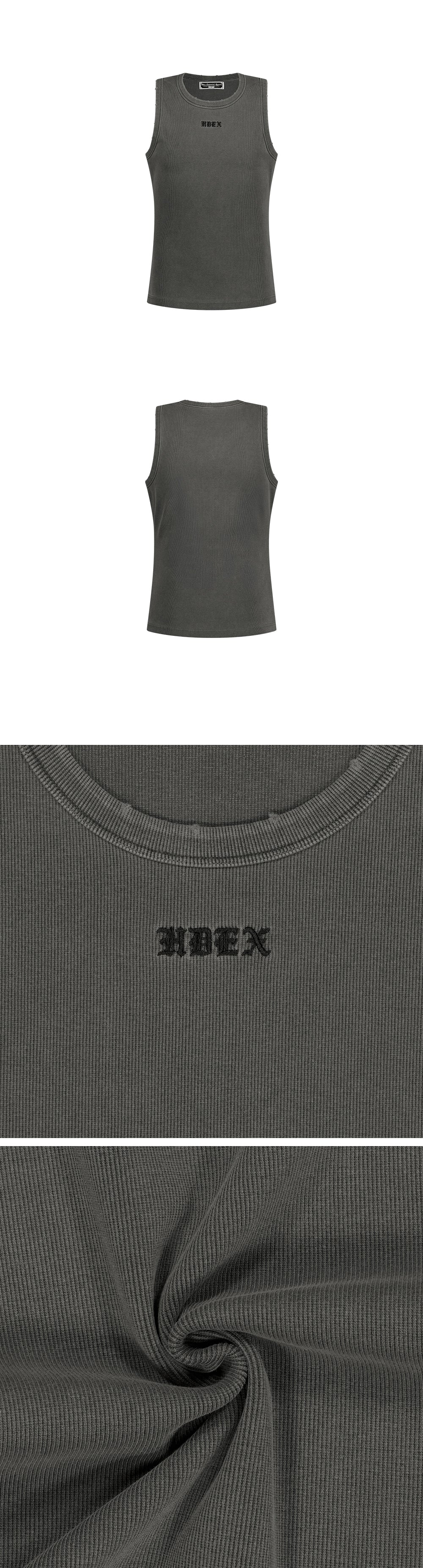 Essential Ribbed Pigment Body Fit Tank