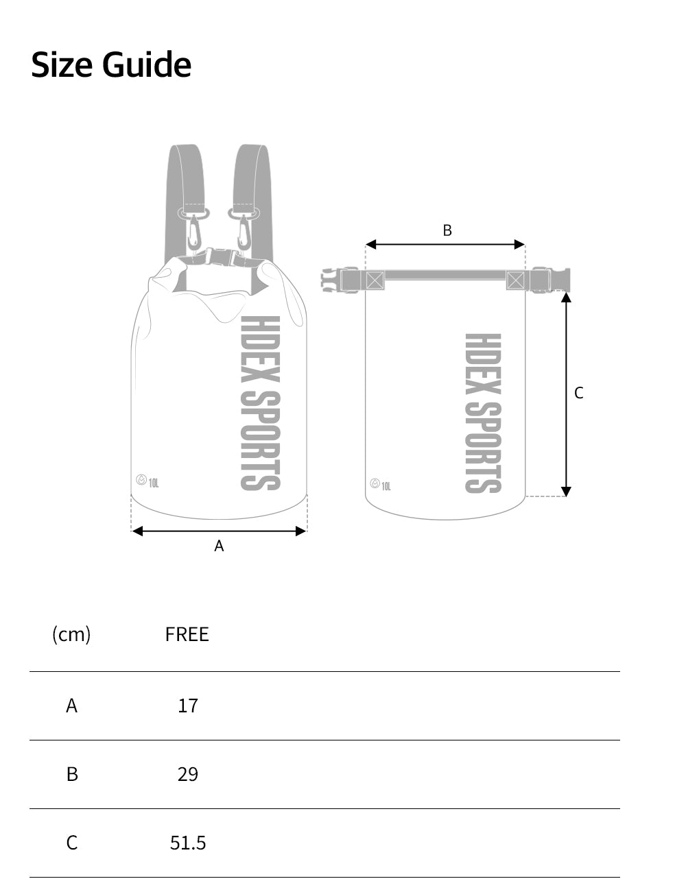 Sports Dry Bag 10L