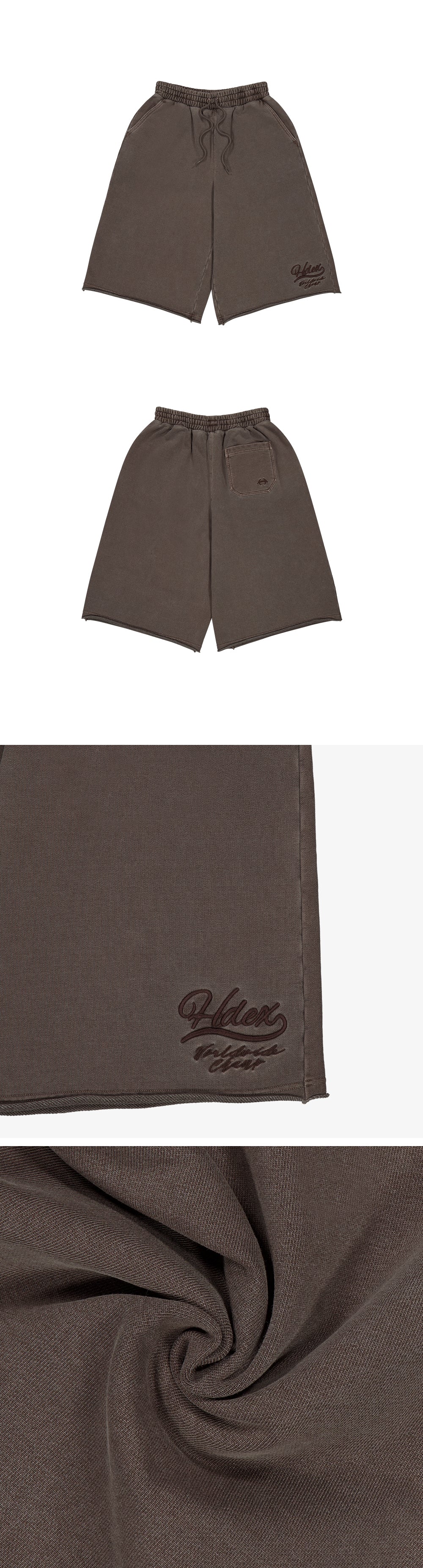 Women`s Pigment Cutting Bermuda Shorts
