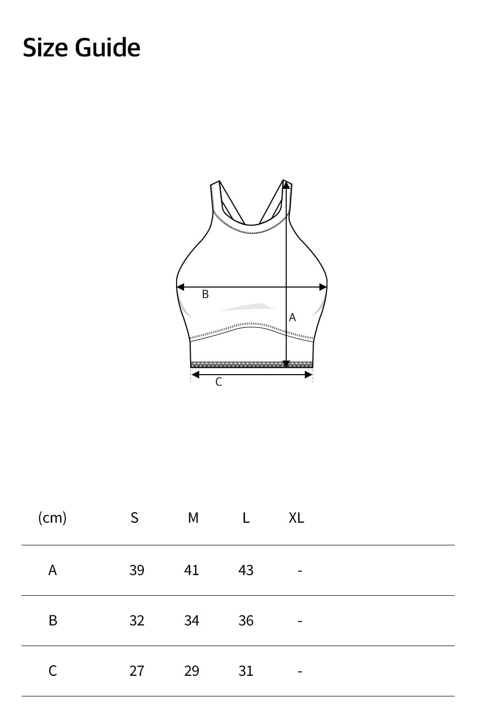 Women`s Glitter Back Shirring Bra Top