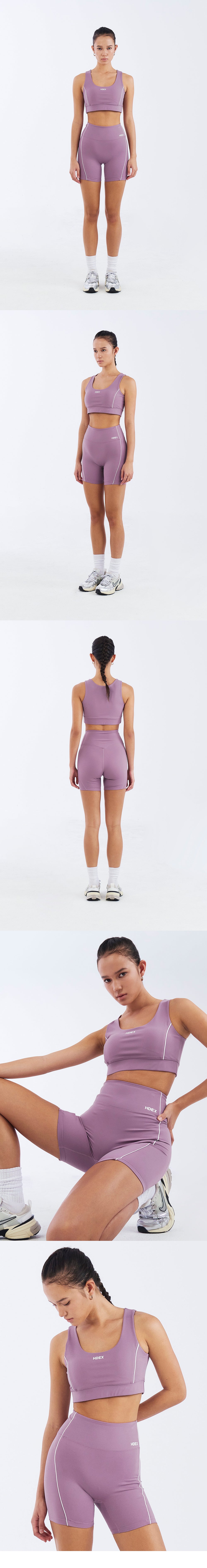 Women`s Support Piping 3.5 Biker Shorts