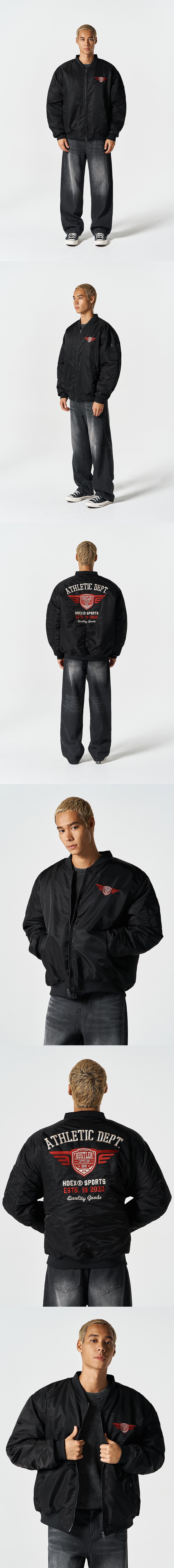 Winged Logo Bomber Jacket