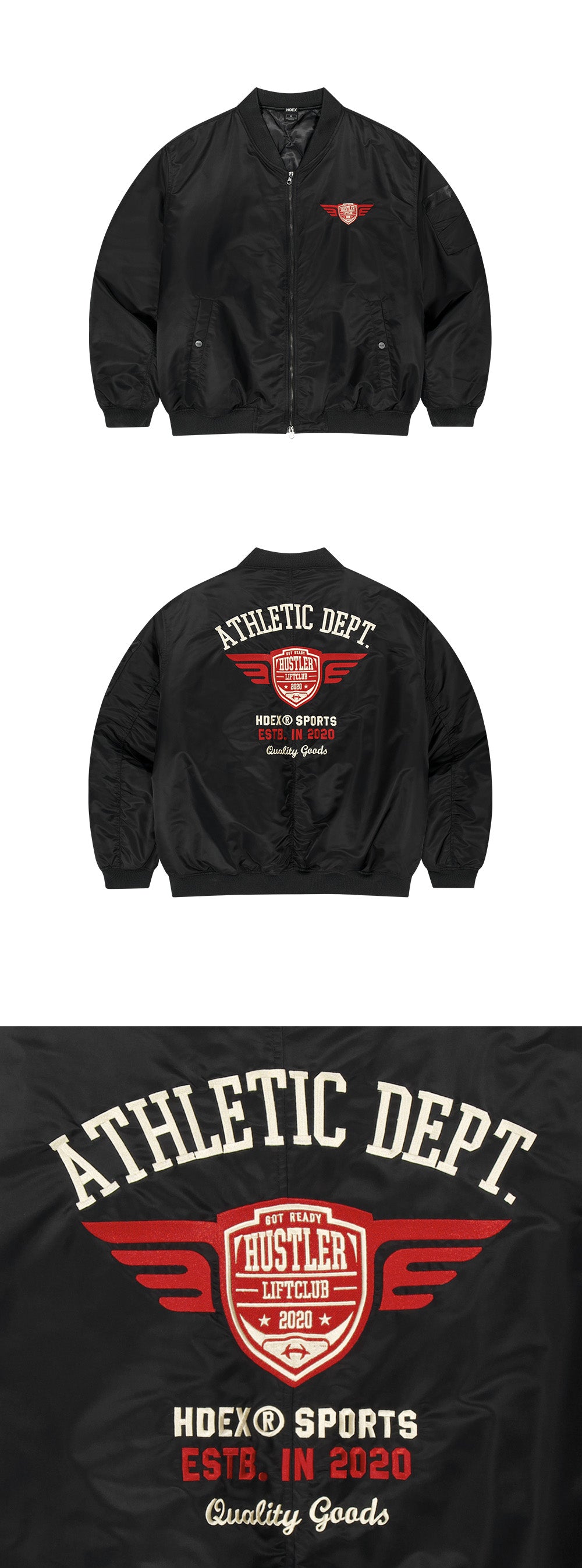 Winged Logo Bomber Jacket