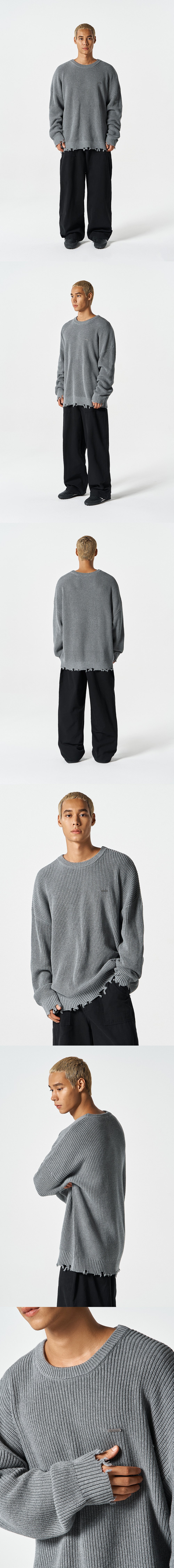 Damage Pullover Knit