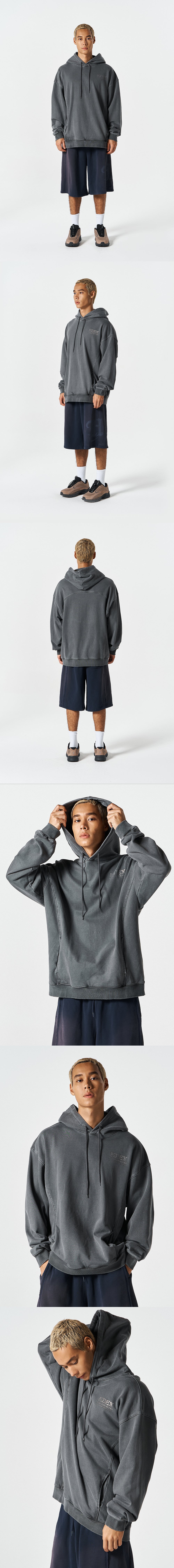 Core Small Logo Pigment Hoodie