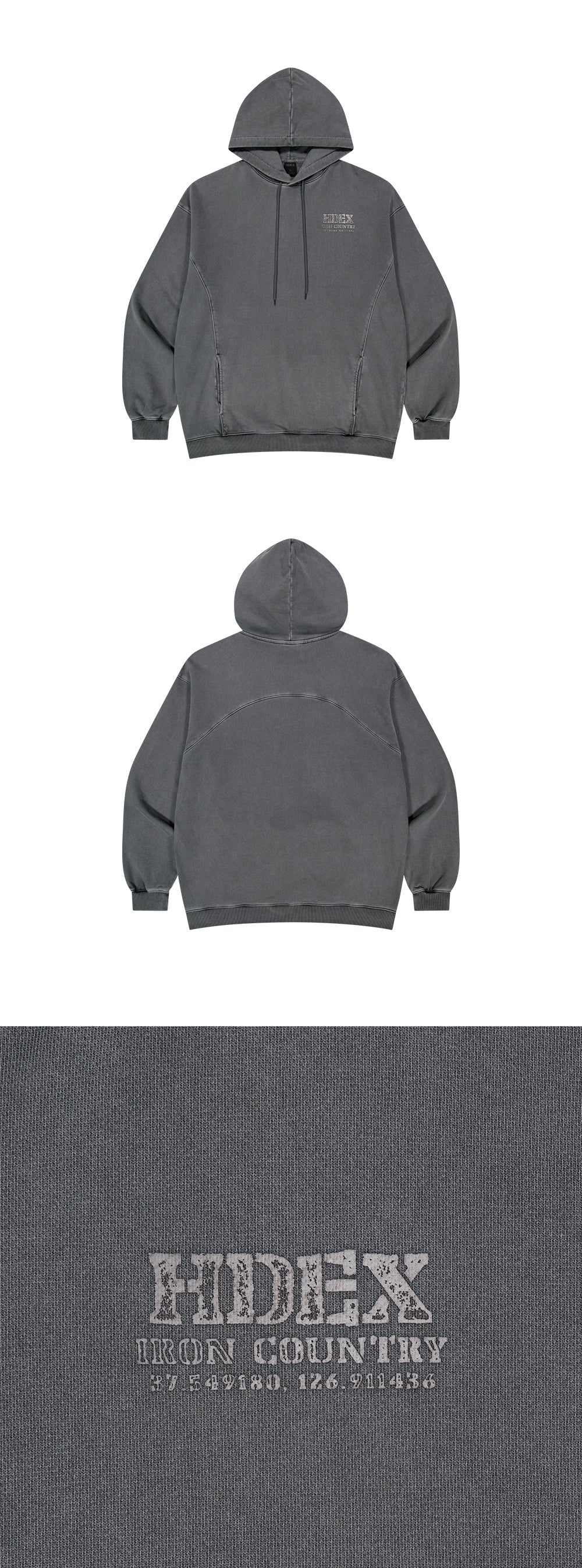 Core Small Logo Pigment Hoodie
