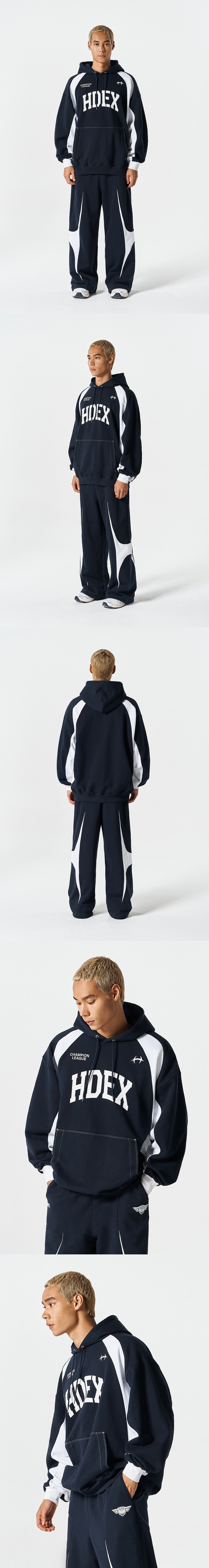 Side Color Block Hoodie