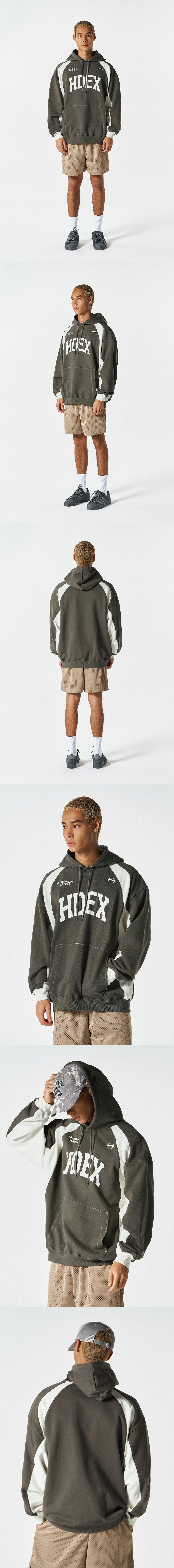 Side Color Block Hoodie