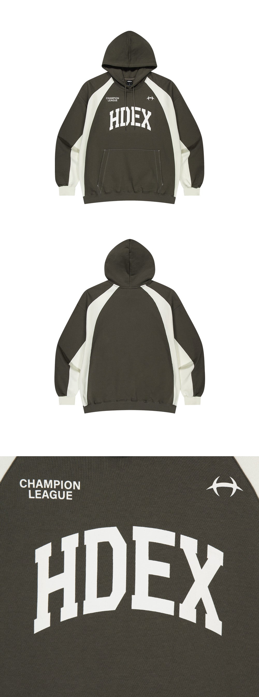 Side Color Block Hoodie