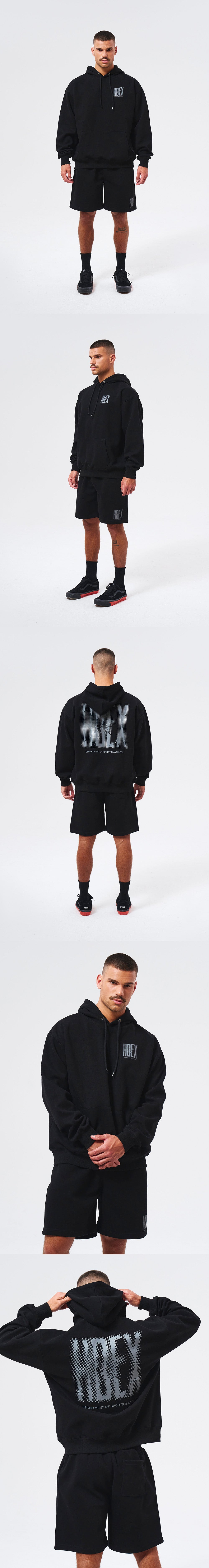 Crack Printed Hoodie