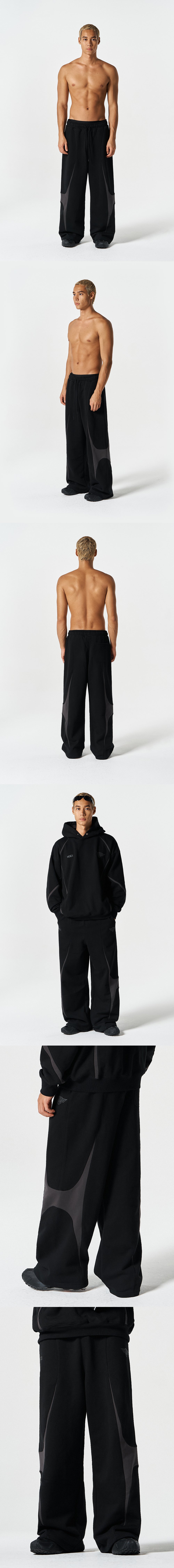Winged Logo Color Block Sweat pants