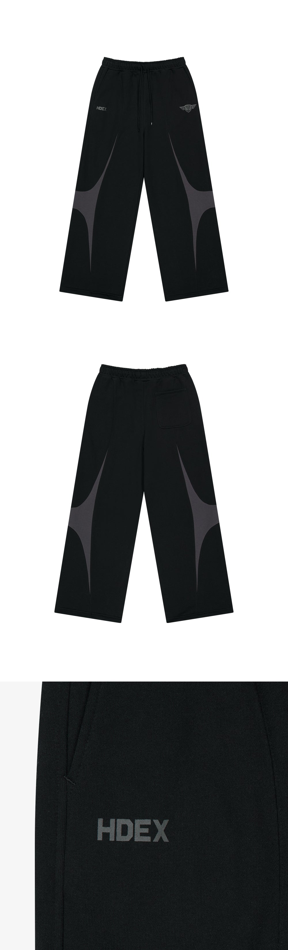 Winged Logo Color Block Sweat pants